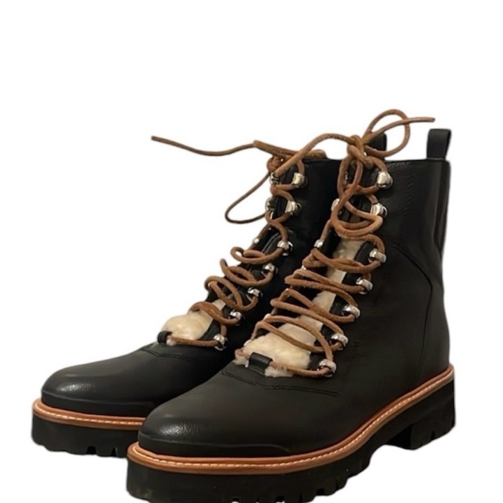 NEW MARC FISHER Izzie Lugsole Ankle Boots